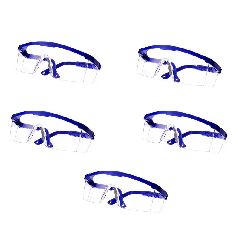 

Chemical Goggles Wide Vision Safety Goggles Adjustable Temples Eye Shied Lab Laboratory Glasses Safety Protection Accessories