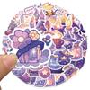 50PCS Magical Potion Stickers Exquisite Purple Account Phone Case Laptop Luggage Bottle Waterproof Stickers