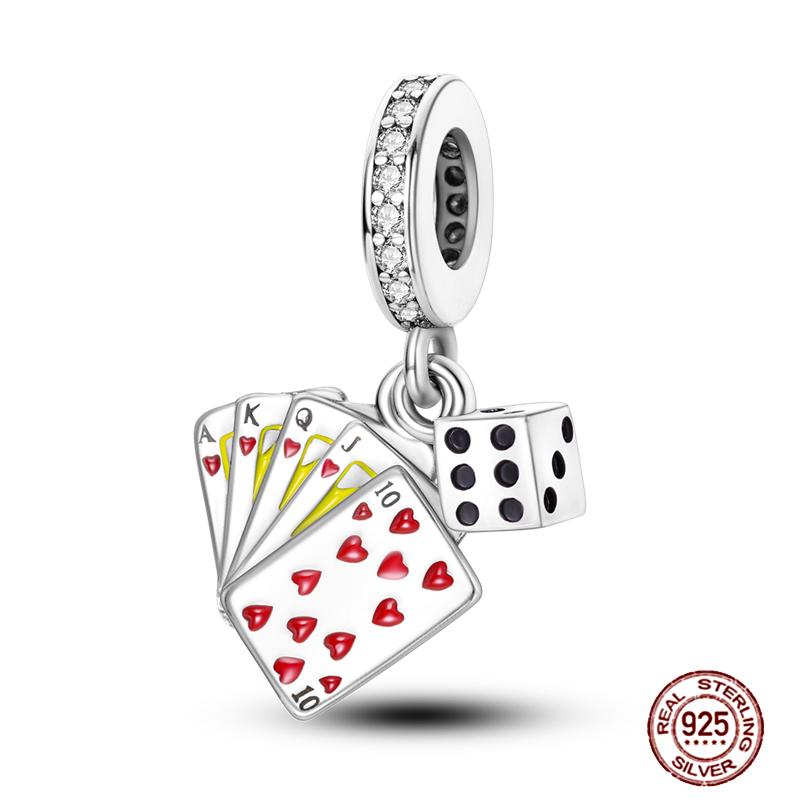 Fits Original Red Colorful Charmscopper Love Heart Bike Travel Race Car For Women Bracelet Christmas Gift Beads Diy Jewelry