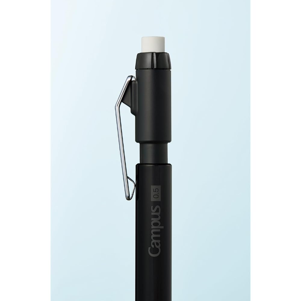 Kokuyo Campus Easy-Grip Hexagonal Mechanical Pencil, 0.5mm, Black, PS-P405-L3-D