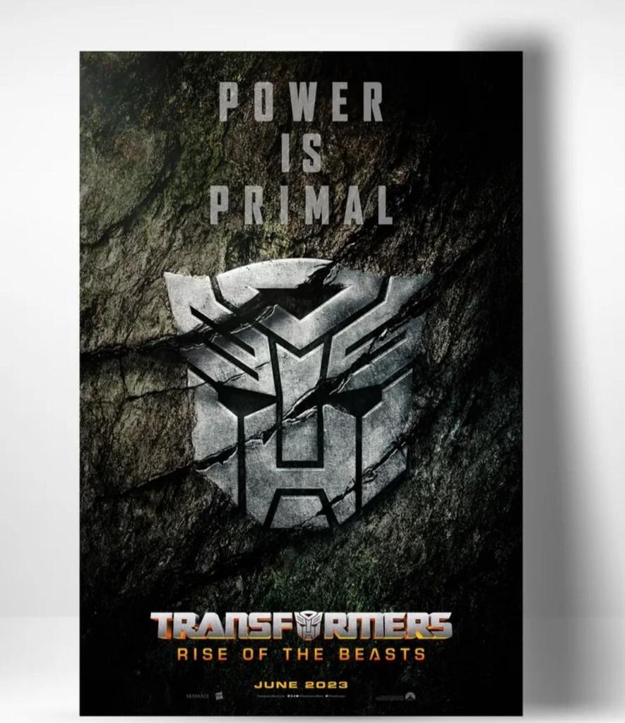 Transformers Rise of the Beasts Metal Poster, Movie Wall Art 20x30cm