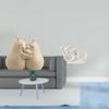 Hugging Pear Book Stand Ceramic Bookend Fine Workmanship Bookshelf Ornament Wonderful Gift Sports