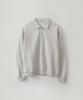 BLANKROOM Half Zip Sweatshirt_Oatmeal