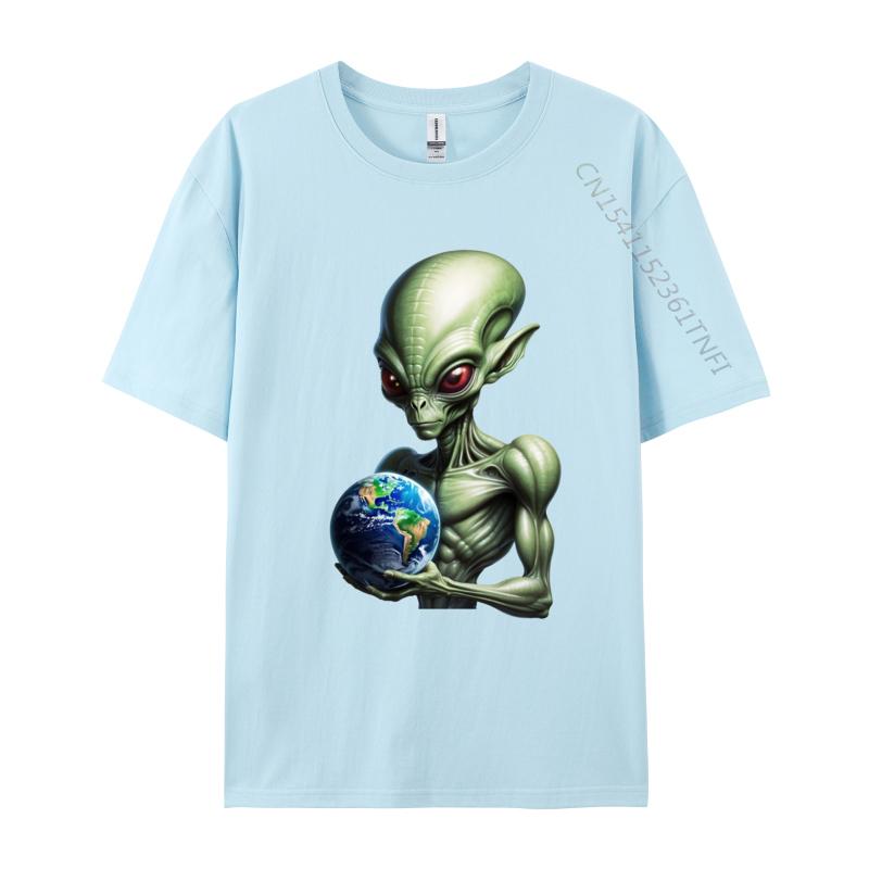 Alien Cosmic Tyrant Tshirt Vintage Birthday Gift TShirt Tees Graphic Design Cotton Men Tshirts Black Large