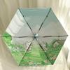 Cartoon Anime Ultra-Light Mini Five-Fold Folding Umbrella, Cute and Stylish Portable Sun Protection Umbrella for Women, Creative Rain Umbrella