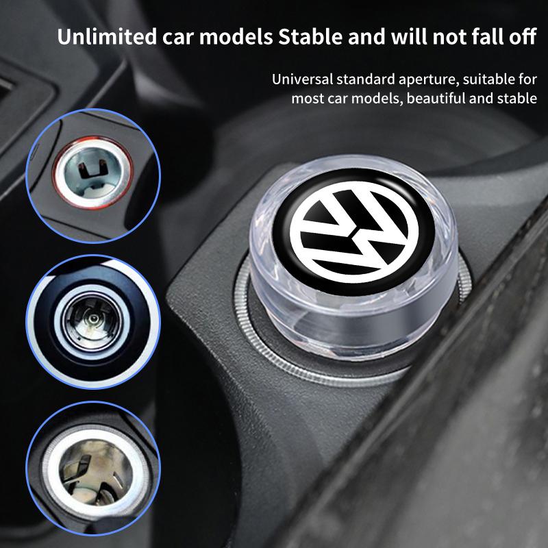 Car Sticker Styling Mouldings Car Cigarette Lighter Cover Plug Dust Dustproof Protector Case For Volkswagen VW Polo Jetta Sagita