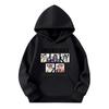 Girls Long Sleeve Hoodie with Graphic Print and Pockets Trendy Casual Pullover for Kids