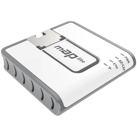 MikroTik | mAP Lite | RBmAPL-2nD | 802.11n | 2.4 | 150 Mbit/s | 10/100 Mbit/s | Ethernet LAN (RJ-45) Ports 1 | MU-MiMO No | PoE In