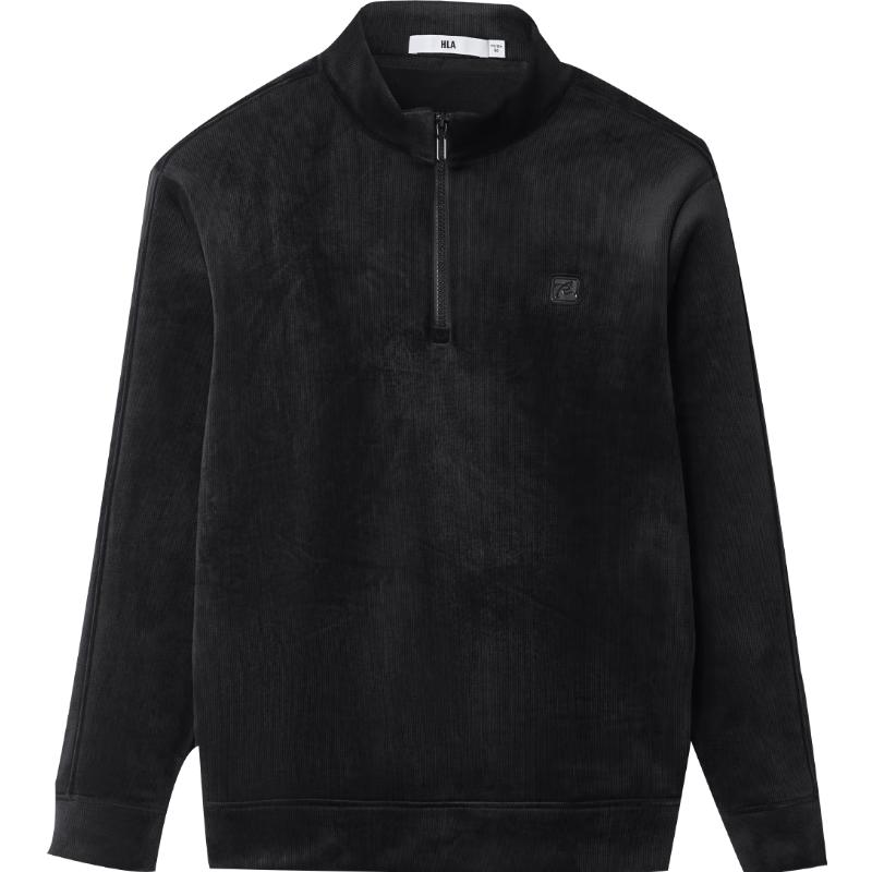 

HLA Men s Half-Zip Fleece Pullover Sweatshirt XL