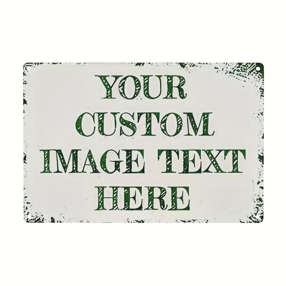 Custom Metal Road Warning Sign Indoor Outdoor Home Garage Yard Decor