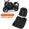 Confezione da 2 cuscini per sella da moto, cuscino in gel 3D comfort, traspirante, universale, ammortizzante, per montagna avanzata