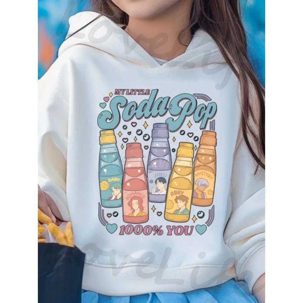 KPop Łowcy Demonów Soda Pop Bluza Graficzna 2025 Film Moda Casual Bluza Dziewczęca Chłopięca Harajuku Pulower Top Odzież Dziecięca