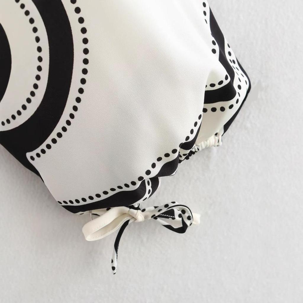 2025 Spring Women's Ethnic Style Loose Long Sleeve Dress - European & American Fashion