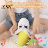 Bedtime Stuffed Animal Musical Banana Sensory Beat Plush Toy, Interactive Carrot & Strawberry for Double Player Parent-Child Bonding, Touch Sensitive