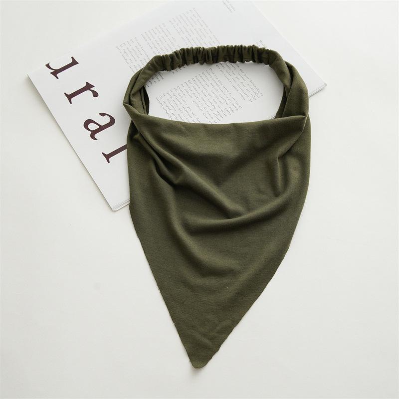 2025 Bohemian Large Cotton Triangle Scarf & Headband
