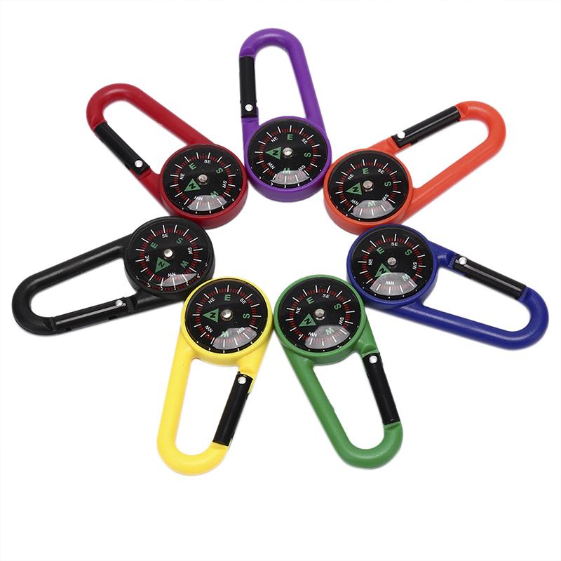 Portable Climbing Hook Compass Key Chain Compass Outdoor Camping Compass