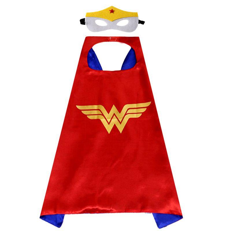 Sada dětských superhrdinských plášťů Živé barvy a vysoce kvalitní látky pro zábavu při převlékání