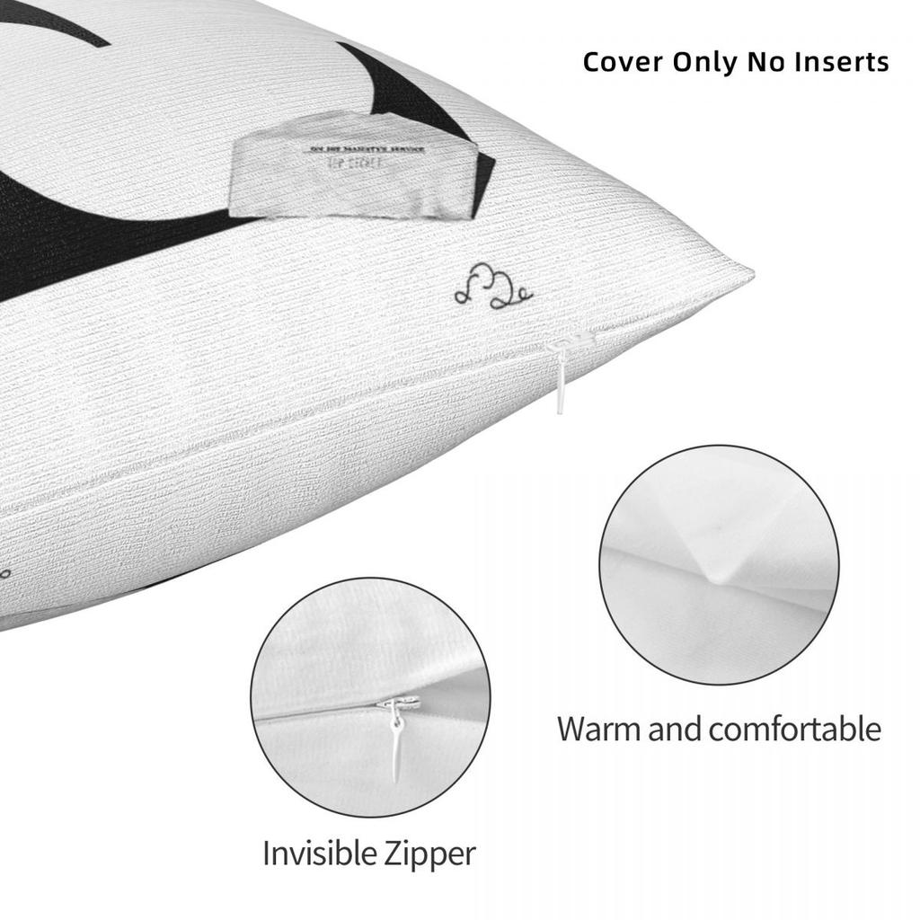 Golden Eagle E Initial Square Pillowcase Polyester Linen Velvet Pattern Zip Decor Pillow Case Room Cushion Cover