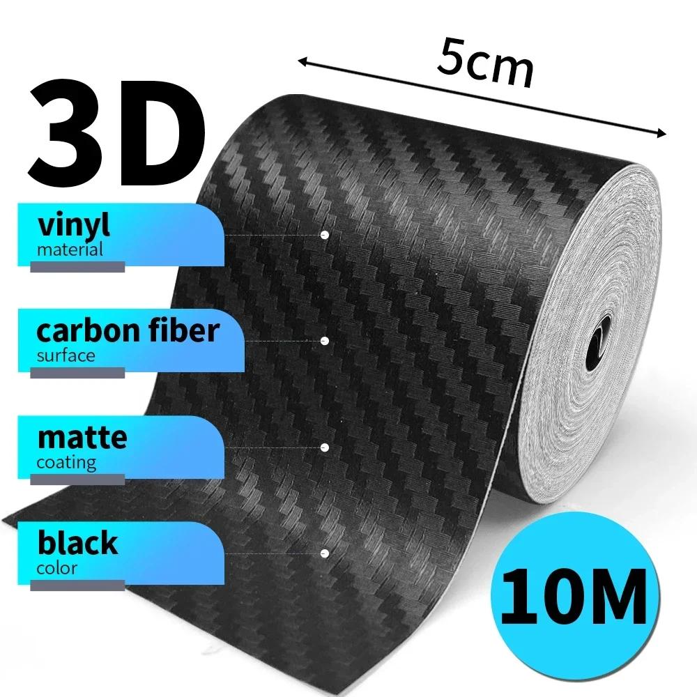 

Car Door Edge Anti Scratch Protector Stickers Glossy Black Tape Auto Trunk Sill Scuff Protector Film Bumper Protective Films 3cmx5m