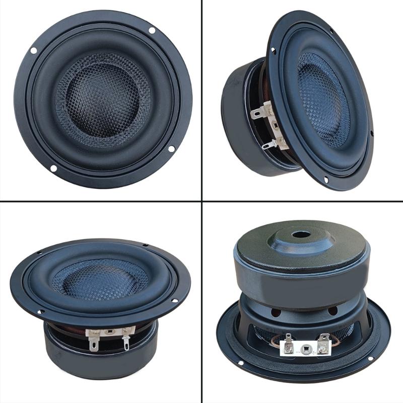 Powerful 4inch Basses Speakers 40W High Sensitivity Loudspeaker with Ventilated Frame for Efficient Heat Dissipation