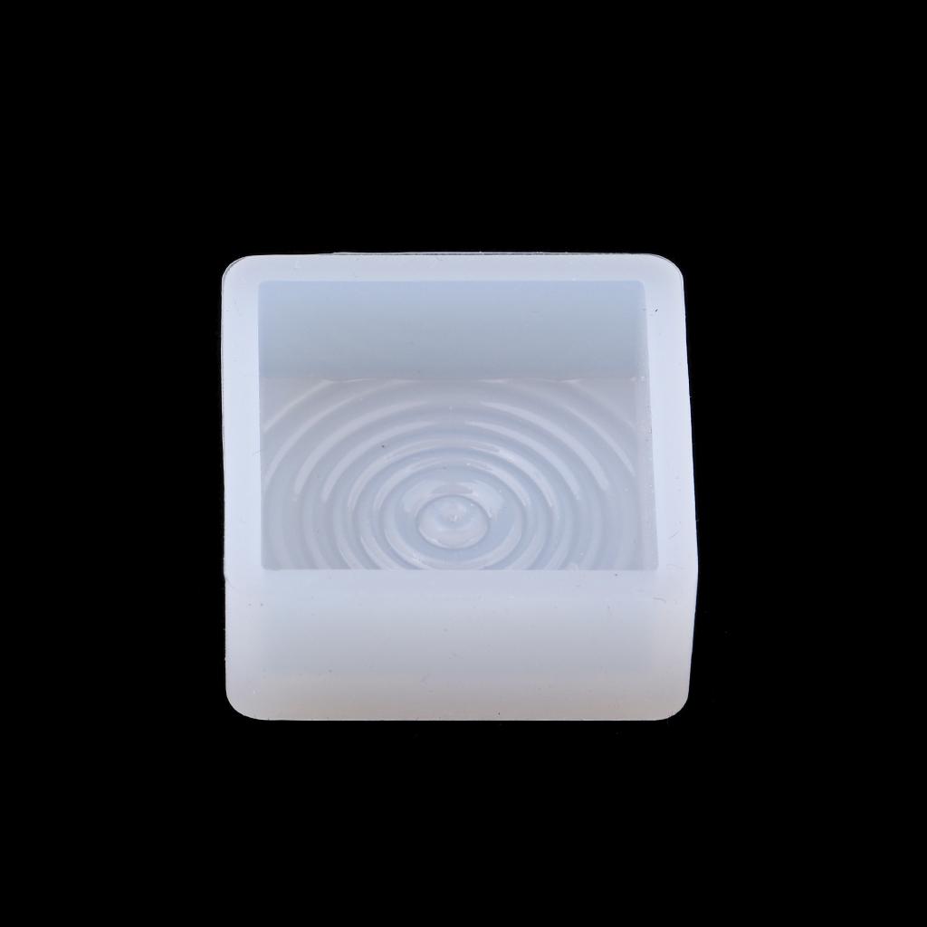 Water Silicone Pendant Mold DIY Resin Jewelry Making Mould 39x30x13mm