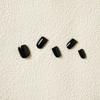 Solid Nail Tips 16 Pieces Deep Black
