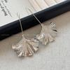 2025 Unique Design High-End European & American Ginkgo Leaf Dangle Earrings for Women