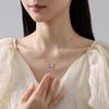 Tichia S925 Sterling Silver Pegasus Necklace - Original Butterfly Wing, Light Luxury Design, 2026 Zodiac Horse Clavicle Chain for Women