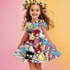 New Summer Girl Hot Dress My Melody Cute 3D Print Children's Clothing Cute Fashion Princess Cartoon Comfortable Birthday Gift
