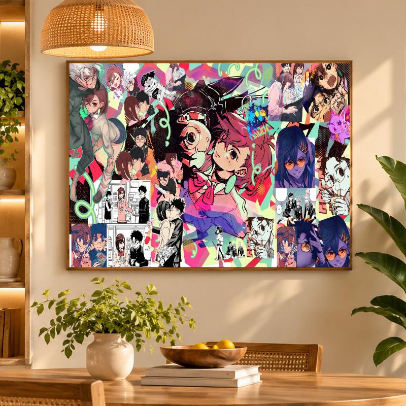 5D Diamond Painting Dandadan DIY Full Drill Diamond Art Kit Home Decoration