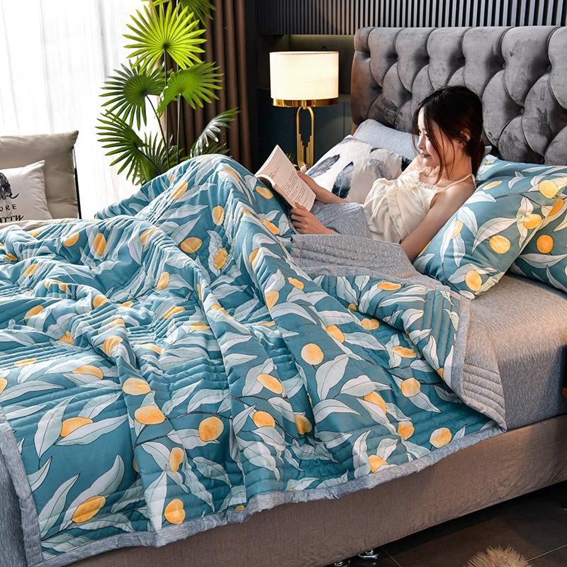 Quilted Spring Summer Quilt Queen Soft Comfortable Quilts Washable Single Double Blanket for Bed Comforter  Double Quilts