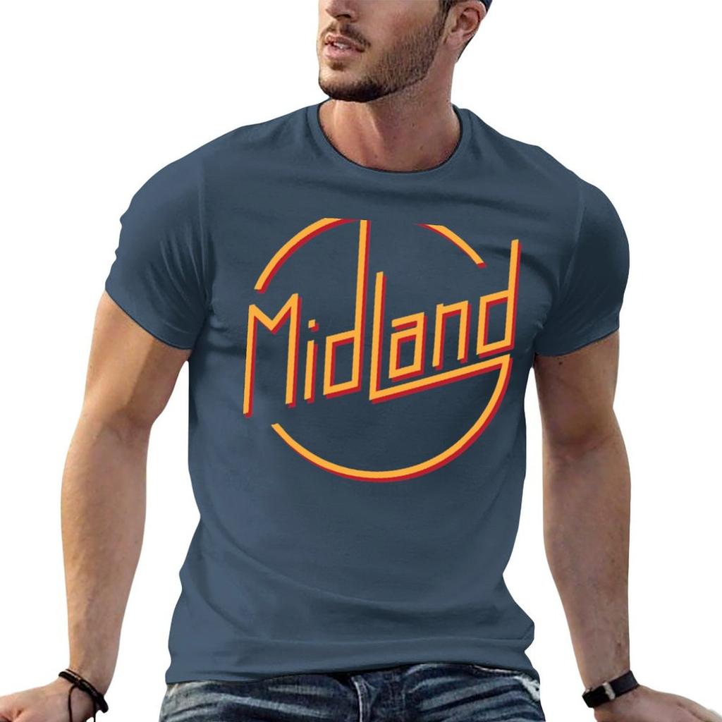 Best Seller Midland Music Logo Merchandise Tshirt Casual Fashion Short Sleeve Cotton Tshirt