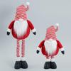 Nordic Santa Claus Striped Telescopic Faceless Doll Christmas Decoration
