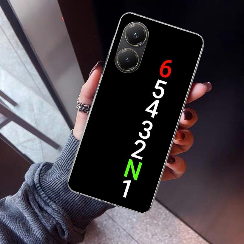 1N23456 Cool Motorcycle Phone Case For Xiaomi Poco X7 X6 X5 Pro F7 Ultra Redmi 15C 15 13 13C 12 12C 10 10A 10C 9 9A 9C 9T Shell