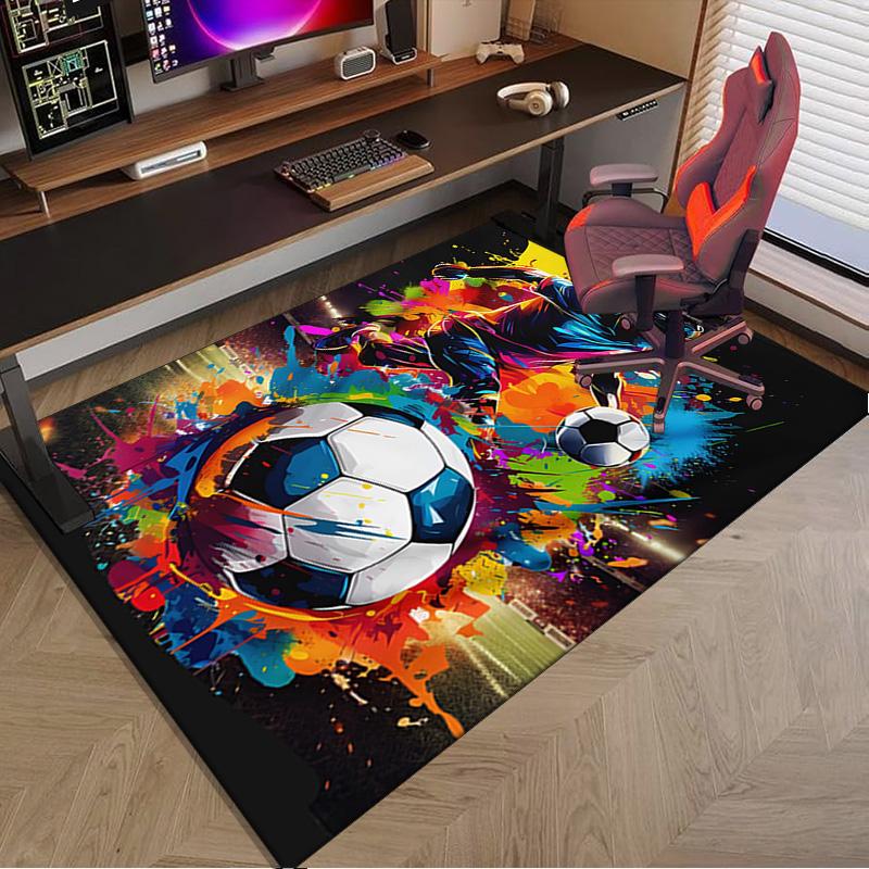 Baseball Fire Power Carpet, Chair Rug,Rug for Office Bedroom Living Rooms, Doormat Decor Fan Gift Christmas Gift