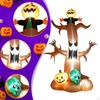 Halloween aufblasbare gruselige Baum-Requisiten 2,4 m aufblasbar für Feiertagsgarten im Freien