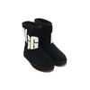 UGG Classic Short 2 Semišové Teplé Odolné Ležérní Pohodlné Do Poloviny Lýtka Sněhule Dámské boty Černé 1129231-BLK