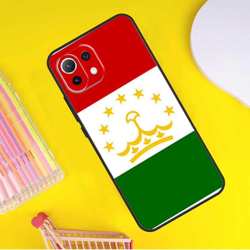 Tajikistan Flag Cover For Xiaomi 14 13 Ultra 11T 12T 13T 14T Pro POCO X7 Pro X3 X5 F3 F5 F6 M6 X6 Pro Case