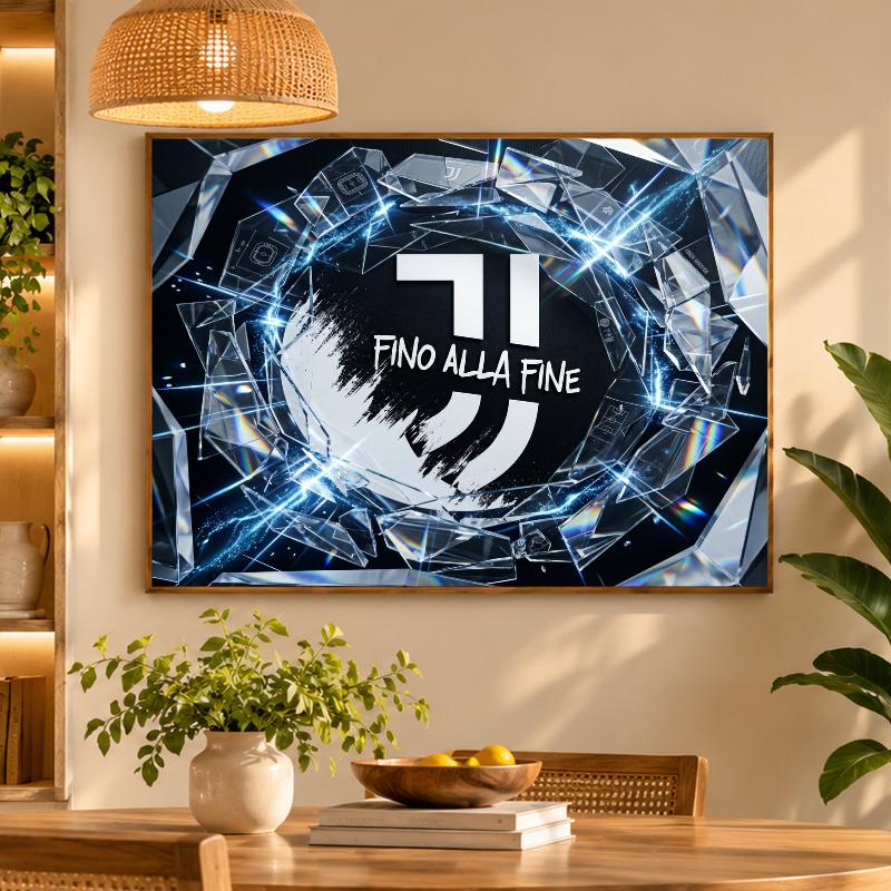 5D Diamond Painting Juventus FC DIY Full Drill Diamond Art Kit Home Decoration