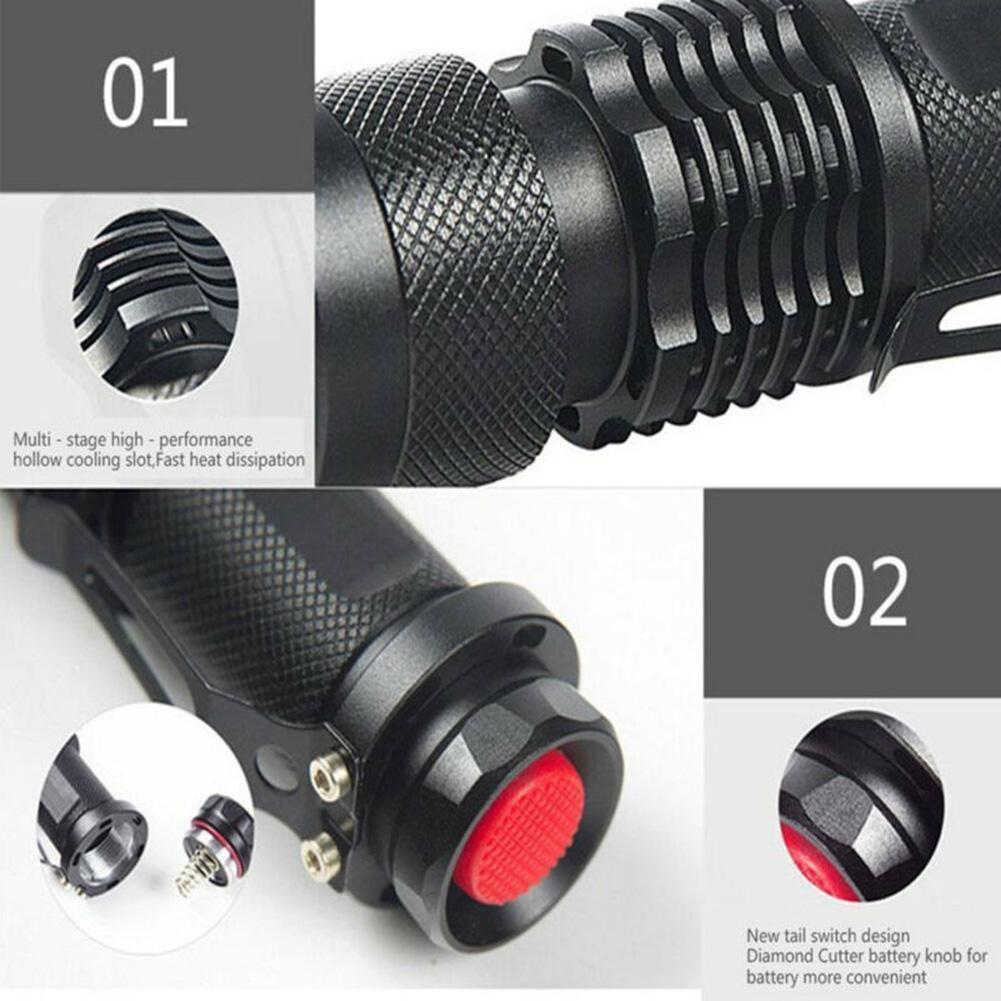 180 Lumens UV Ultra Violet LED Flashlight Blacklight Light Inspection Lamp Torch