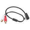Car Radio AUX IN RCA Audio Cable Adapter Replacement for Alpine KCA121B Ainet Player 9887 105 117