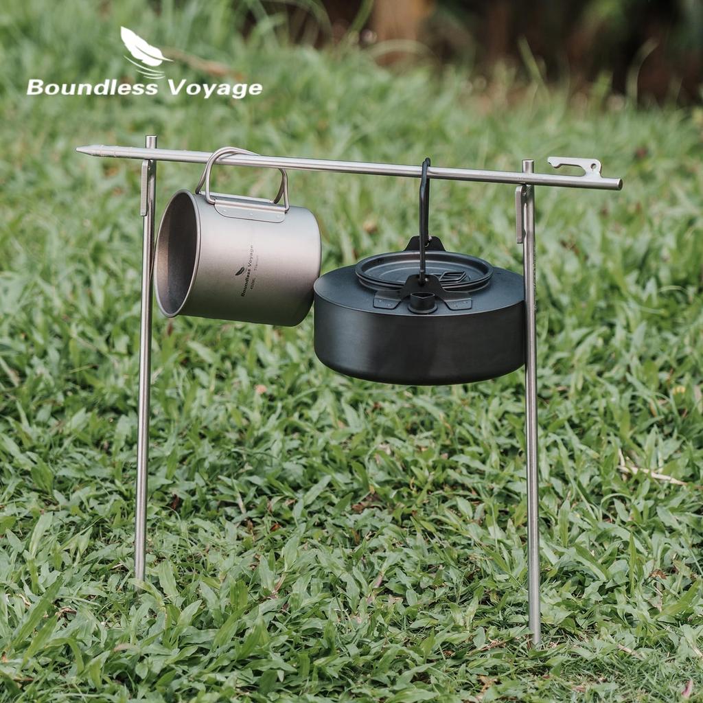 Boundless Voyage Tent Pegs 20cm24cm30cm Set of 46 Hard SoilGrassland Pegs Outdoor Camping Titanium Alloy Forged Peg Setup Tools ([30CM] Set of 6)