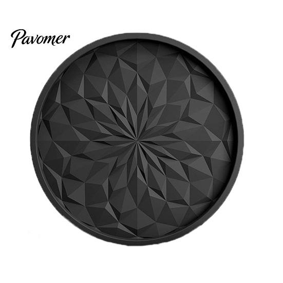 Silicone Coasters for Drinks Coaster Set with Holder, Non Slip Diamond Pattern Drink Anti Pads Cups Glasses, Heat Resistant Table Mat Home Bar Dining
