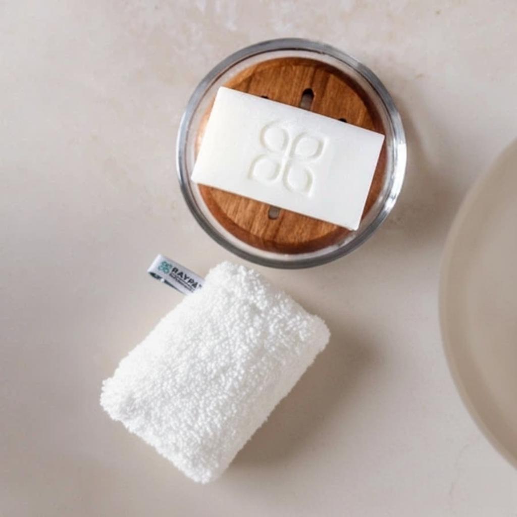 Face Glove Care Set with Microsilver Soap - Raypath