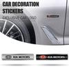 Adesivo Distintivo Carrozzeria Auto in Metallo 3D Decalcomania Baule Accessori Per KIA Sportage RIO Ceed Picanto Pegas Sorento Niro Soul Cerato KX5 KX3