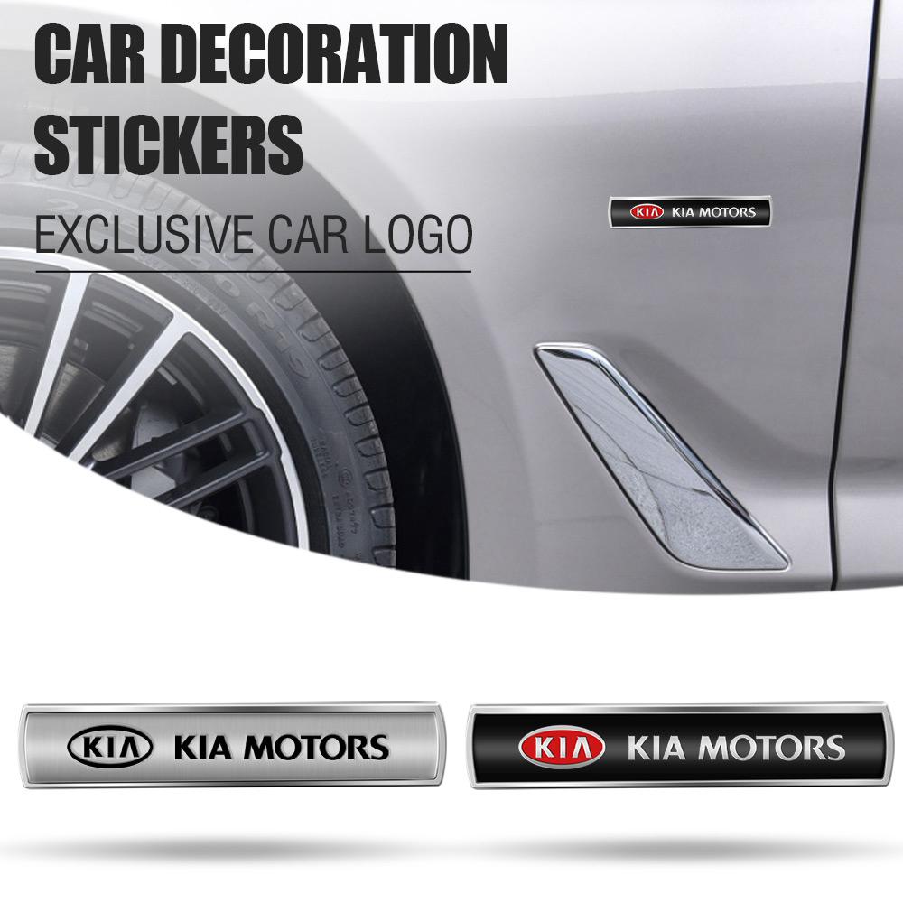 Adesivo Distintivo Carrozzeria Auto in Metallo 3D Decalcomania Baule Accessori Per KIA Sportage RIO Ceed Picanto Pegas Sorento Niro Soul Cerato KX5 KX3