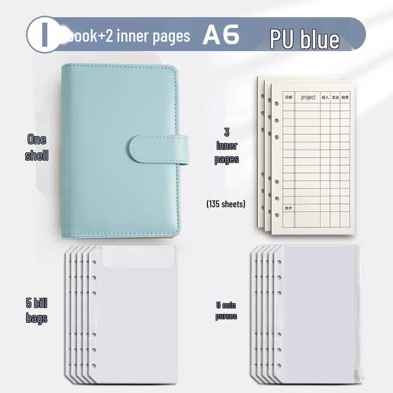 Macaron Style Budget Planner: Korean Cash Diary & Kids' Expense Notebook