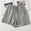 Pantaloni cu picioare largi de mărime Plus Pantaloni scurți casual largi Pantaloni scurți de vară cu talie înaltă de damă