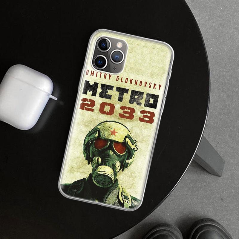 Metro 2033 Phone Case Cover for iPhone 11 12 13 Mini 14 15 Plus 16 Pro Max 17 Air 7 8 + SE Art Customized Fundas 11 12 13 Mini 1