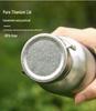 Titanium Sportwaterfles - Draagbaar, Lichtgewicht, Kookbaar voor Fietsen, Reizen, Kamperen